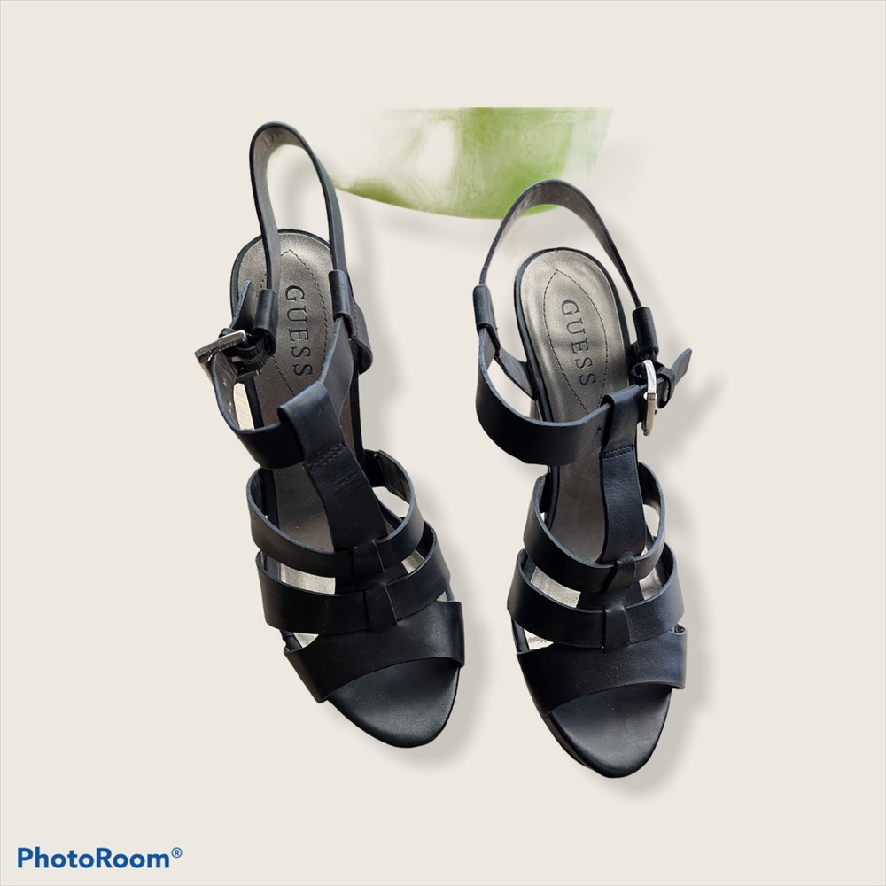 Guess Black High Heels size 9